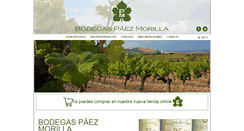 Desktop Screenshot of bodegaspaezmorilla.com